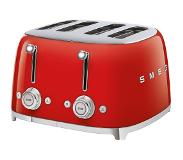 Smeg Toaster Smeg TSF03RDEU 4x4 50 Style Rot
